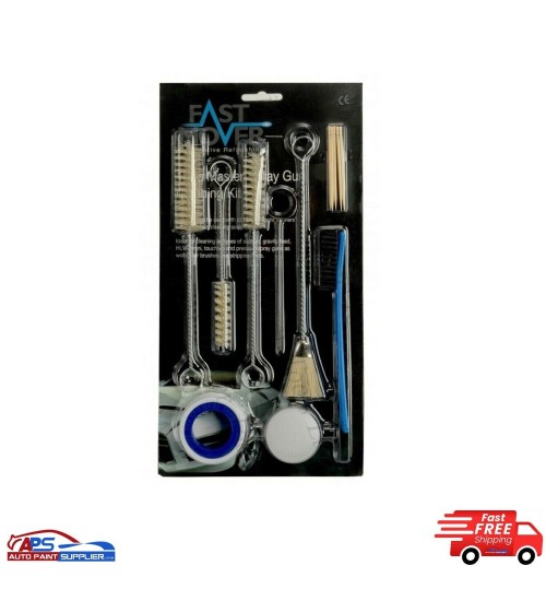 SPRAY GUN CLEANING KIT 13PC FAST MOVER Air Brush Professional Maintenance Tools